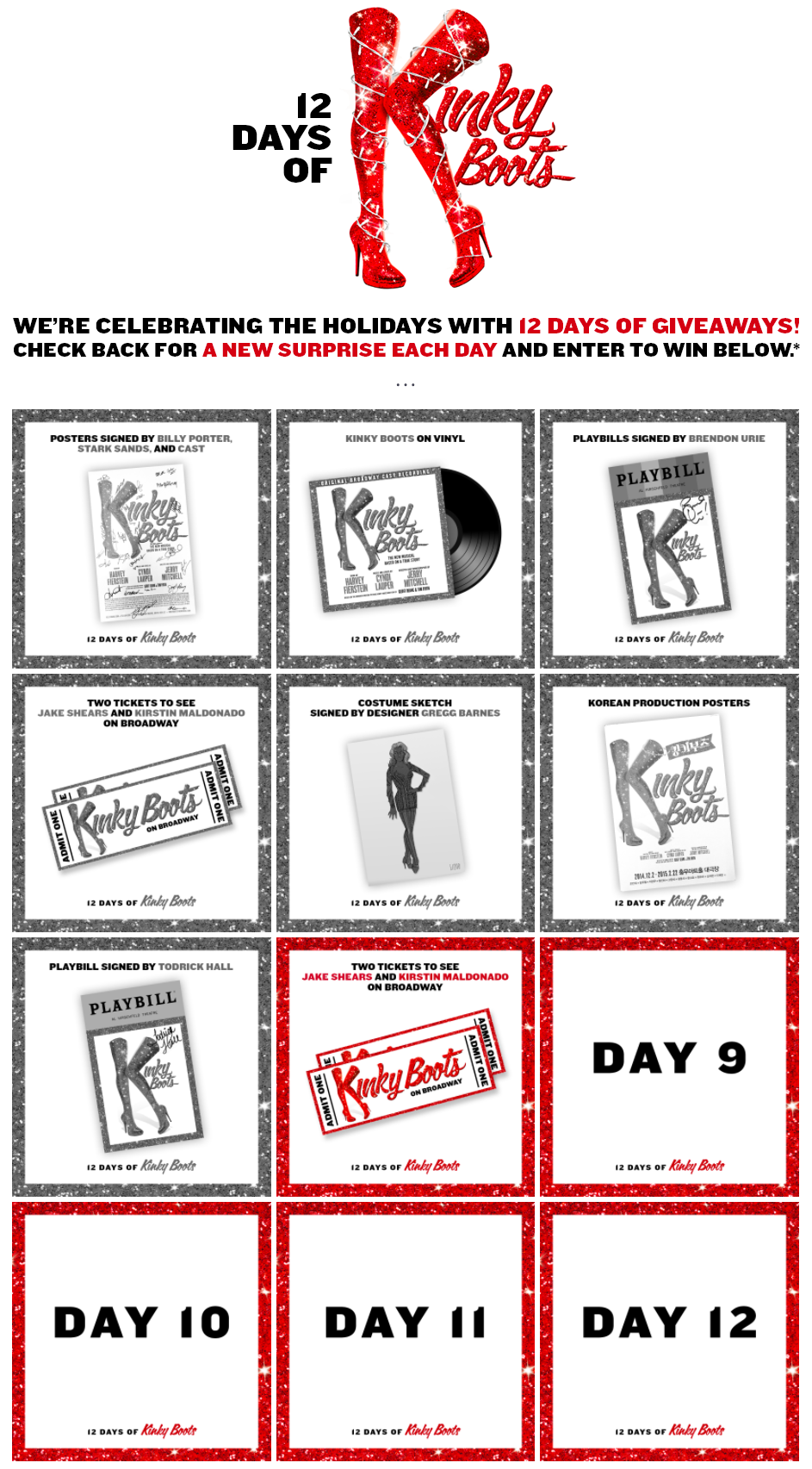 Kinky boots coupon code